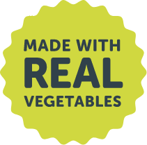 made whith real vegetables
